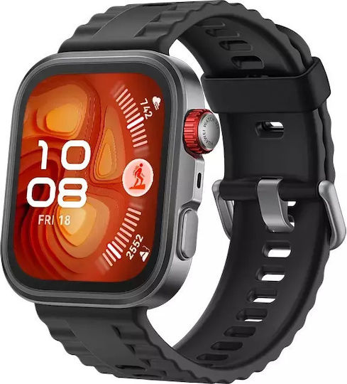 Huawei Watch Fit 4 Pro Aluminium 45mm Waterproof with Heart Rate Monitor (Black + Huawei Freebuds SE 2 Ceramic White)