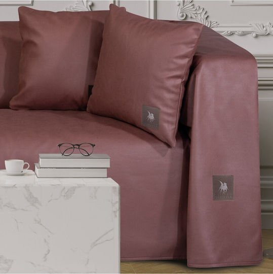Greenwich Polo Club Μαξιλάρι Καναπέ 3928 Fleece Pomegranate 42x42εκ.