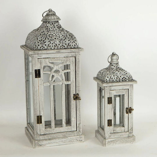 Комплект фенерчета С крака Сив 22x22x54.5бр 2бр