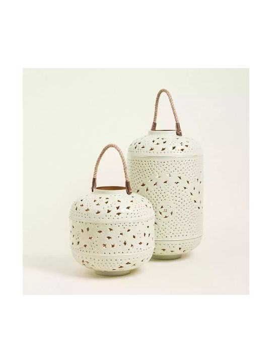 Φαναρι Μεταλικο Μεντα 30 X 28 Cm Beauty Home