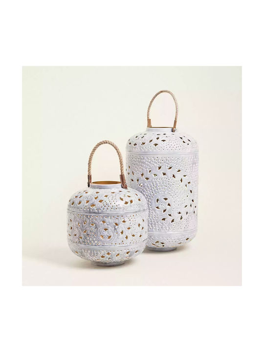 Φαναρι Μεταλικο Γκρι 30 X 28 Cm Beauty Home