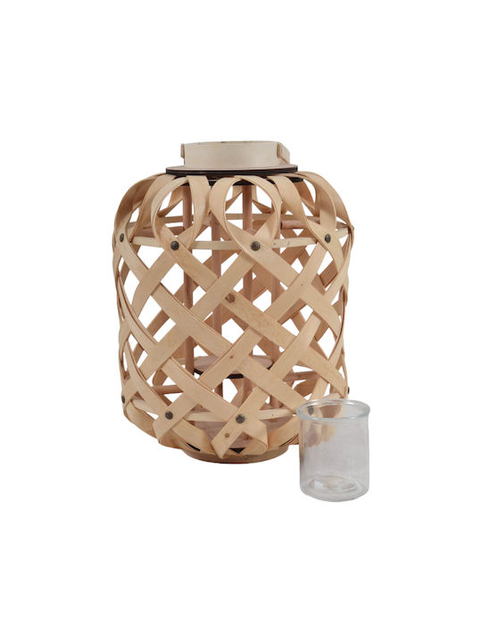 Ankor Φαναράκι Ξύλινο Μπεζ 30x30x39εκ. Ankor Φαναράκι Ξύλινο Μπεζ 30x30x39εκ.