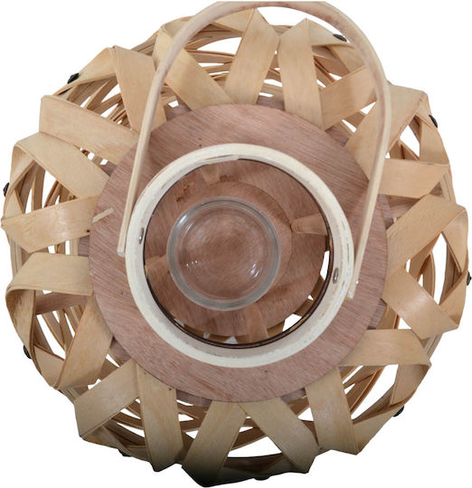Ankor Laterne Hölzernes Beige 30x30x39cm 1Stück