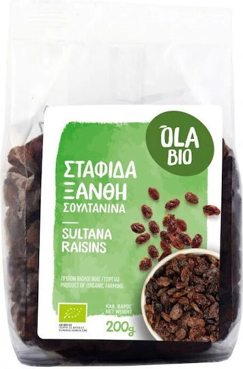 Σταφίδα Ξανθή Σουλτανίνα Ολα Βιο 200gr