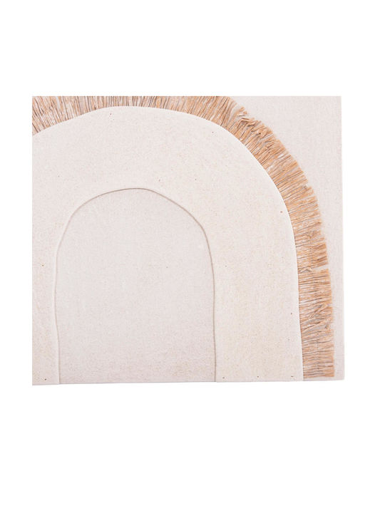 HomeMarkt Santorini Painting Wooden 48x4.5cm