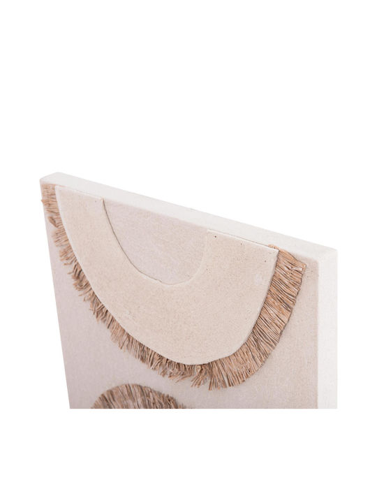 HomeMarkt Santorini Painting Wooden 48x4.5cm