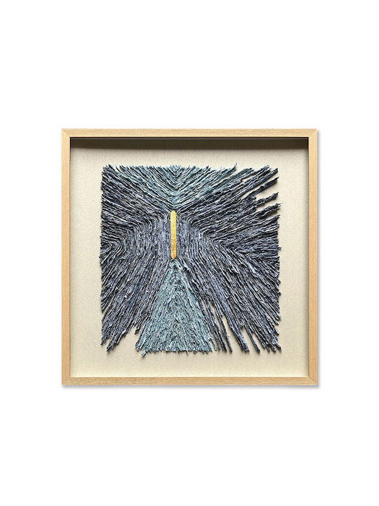 InTheBox Azure World 2 Πίνακας σε Καμβά 80x80cm