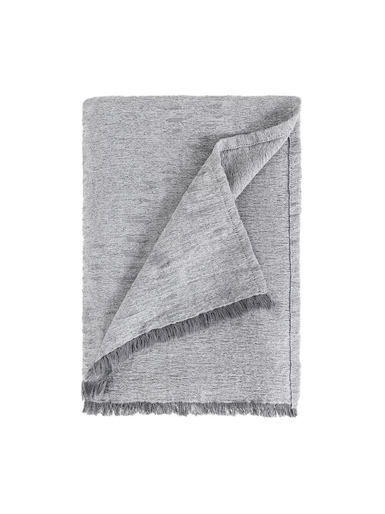 Nima Benito Ριχτάρι Τριθέσιου Καναπέ Chenille 180x300εκ. Gray