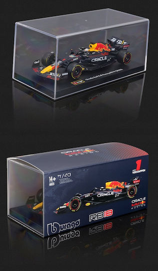 Bburago Red Bull Rb18 2022 Modele statice Figurină de Modelism Formula Neagră la Scară 1:43