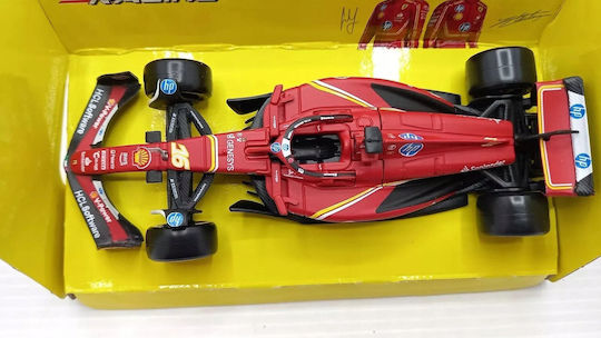 Bburago Ferrari Ferrari F1 Team Sf24 Modeling Figure Car Red in Scale 1:43 14x7x7cm.