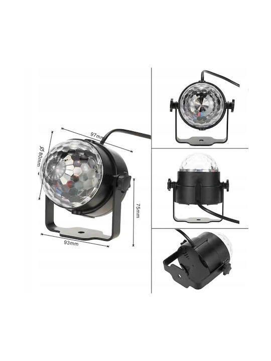 Projector Διακοσμητικό Φωτιστικό LED RGB 9.7x9.3x8εκ.