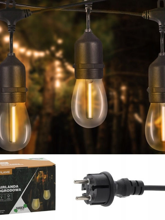 Outdoor Light String 10m