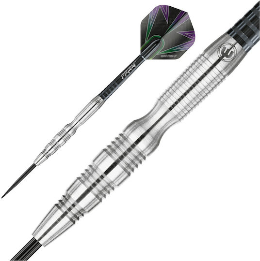 Winmau Simon Whitlock, Culoare Argintie, Vârf din Oțel, 24g