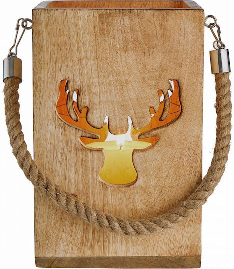Butlers Christmas Wood Candle 24x16cm