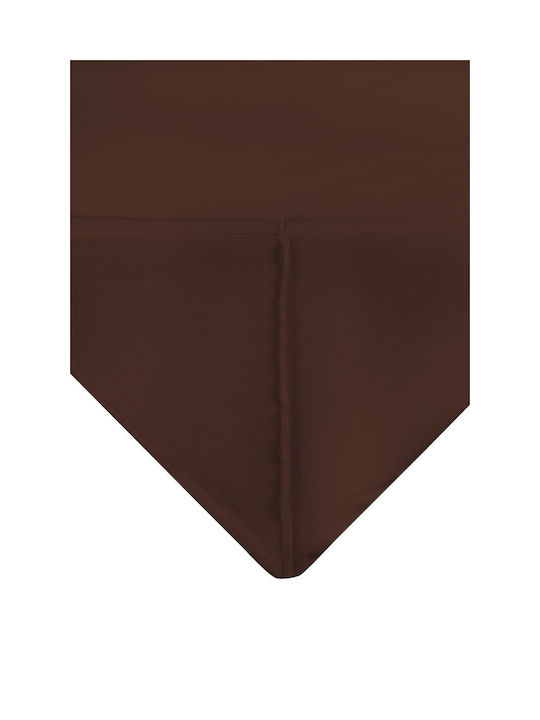 Matex Μονό με Λάστιχο Brown 140x200cm Matex Μονό με Λάστιχο Brown 140x200cm