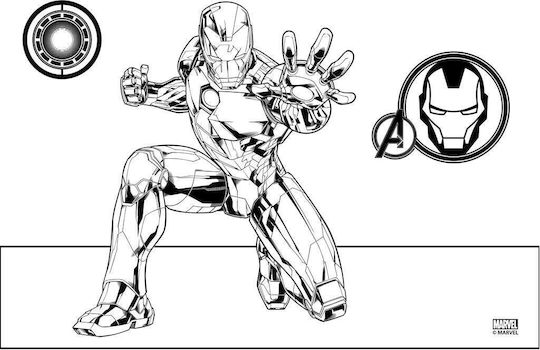 Iron Man Zeichenblock 23x33 40 Blatt