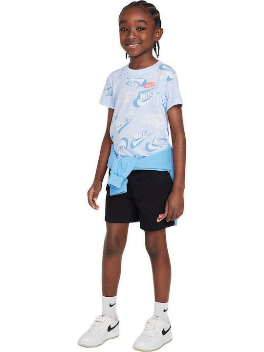 Παιδικό Σετ με Σορτς Καλοκαιρινό 2τμχ Μαύρο Sportswear