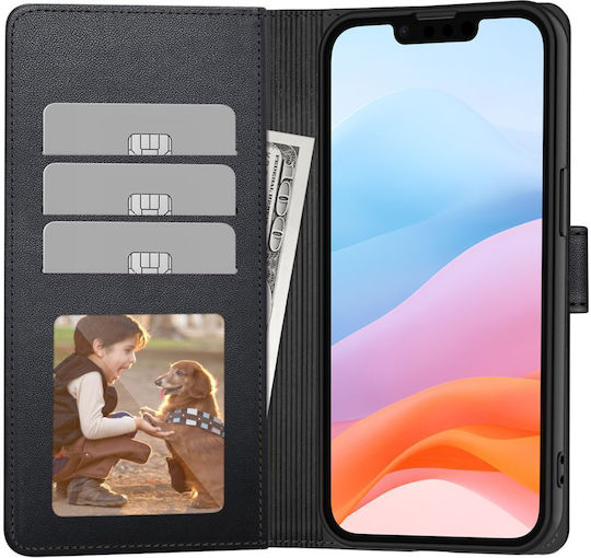 Tech-Protect Wallet Δερματίνης / Σιλικόνης Μαύρο (Motorola Edge 60 / 60 Fusion)