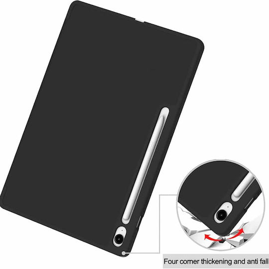 Techsuit Flip Cover Black (Samsung Galaxy Tab S10 FE Plus)