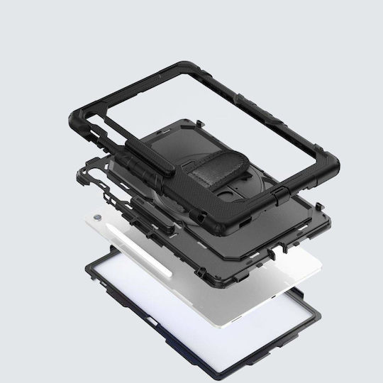 Tech-Protect Solid Флип капак Черен (Galaxy Tab S10 FE+ X620 / X626B)