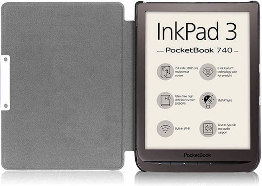 Strado Flip Cover Μαύρη (Pocketbook InkPad 3/3 Pro)
