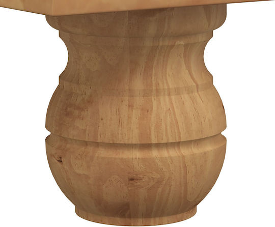Chest of Drawers of Solid Wood Brown 91x40x95.5cm