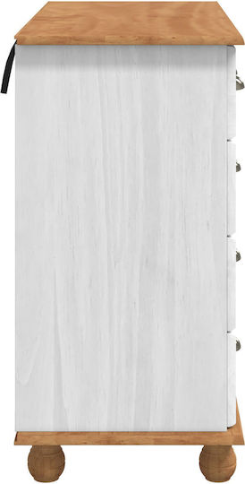 Kommode Aus Holz 91x40x79cm