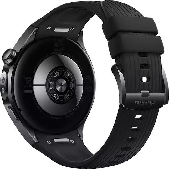 Huawei Watch 5 Stainless Steel 46mm Waterproof with eSIM and Heart Rate Monitor (Black)