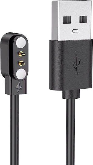 USB кабел за зареждане Zeblaze за смартчасовник Beyond 3 Plus Черен