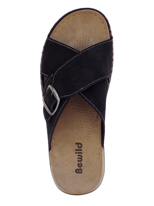 Herrensandalen in Schwarz Farbe
