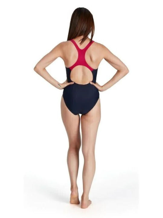 Medley Logo Medalist Athletic One-Piece Swimsuit Black