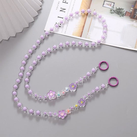 iNOS Fashion Neck Strap for Mobile Phones Purple