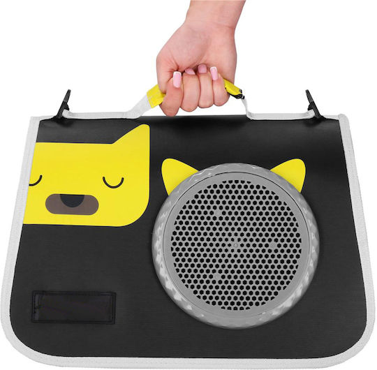 Small Pet Carrier Bag Dog Cat Foldable 24x40x24 Cm Black