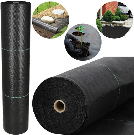 Ύφασμα Εδαφοκάλυψης 90gr/m² 50x1.6m Μαύρο