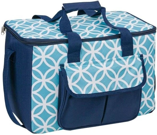 Geantă pentru alimente 28L 42x23x29cm Albastru-Turcoaz