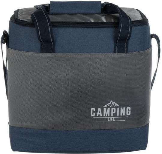 Geantă pentru alimente 15l 28x18x30cm albastru jean antracit