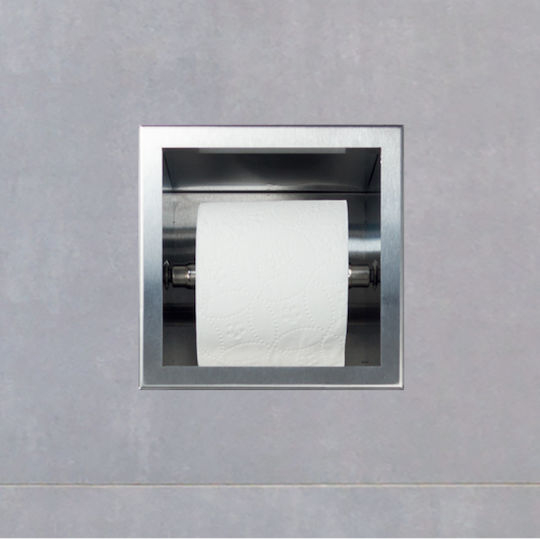 Balneo Haltevorrichtung für Toilettenpapier Inox
