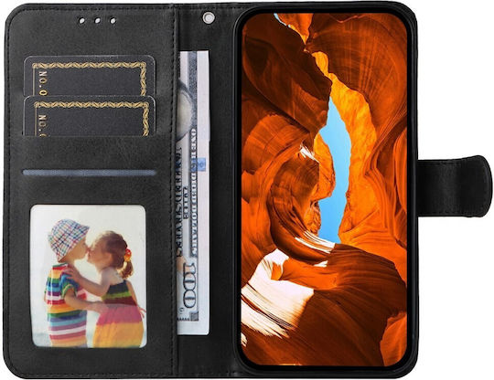 Lite Wallet Black (Motorola Moto E15, Motorola G05)