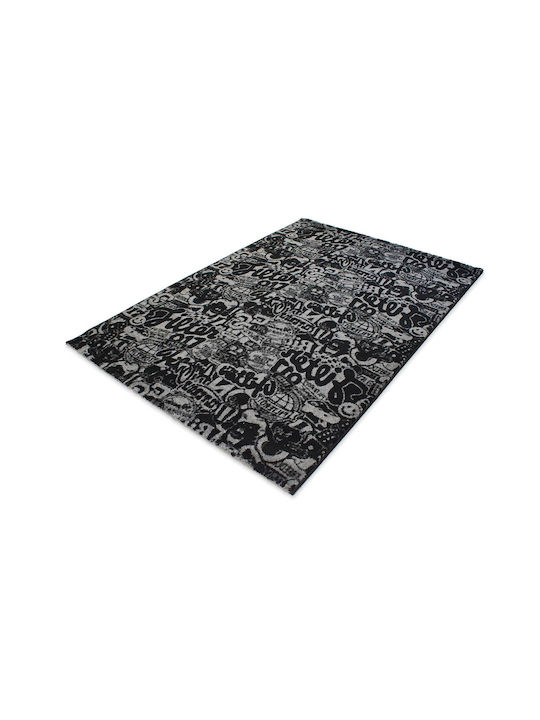 Balsan Urban Art Χαλί Ορθογώνιο Grey Black 133x190cm
