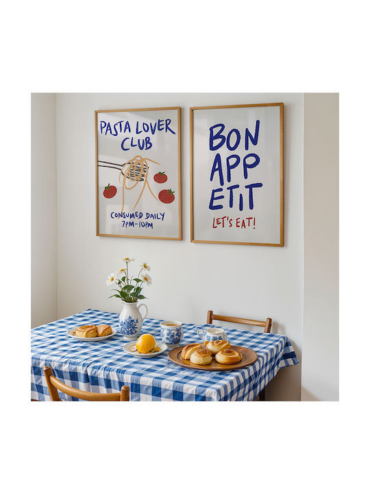 Poster Pasta Lovers Club Pst25295 21cm X 30cm