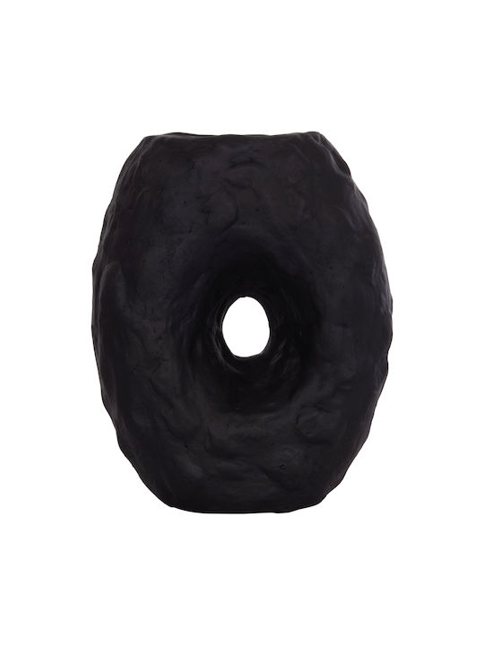 HomeMarkt Decorative Vase Namentis Black 22x13x28cm