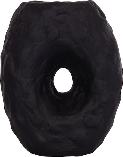 HomeMarkt Διακοσμητικό Βάζο Πήλινο Namentis Μαύρο 22x13xΥ28cm