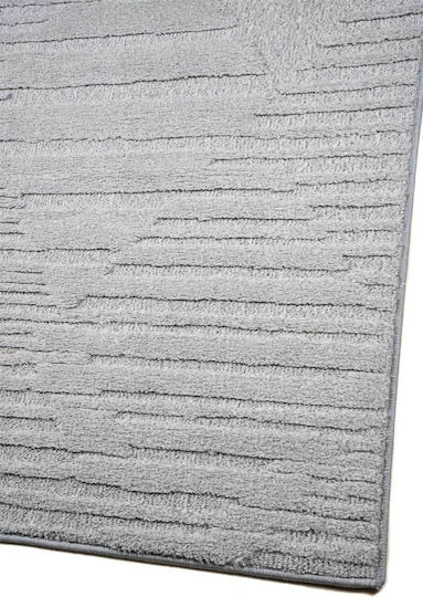 Klonaras Set Modern Schlafzimmer-Teppichsets Synthetisch,Polyester/Cotton/Leather Light Grey KL472617 3Stück