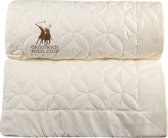 Greenwich Polo Club 2358 Κουβερλί Υπέρδιπλο Microfiber Ecru 240x250cm