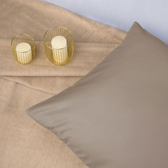 Darymex Μαξιλαροθήκη Dark Beige 041 50x70εκ.