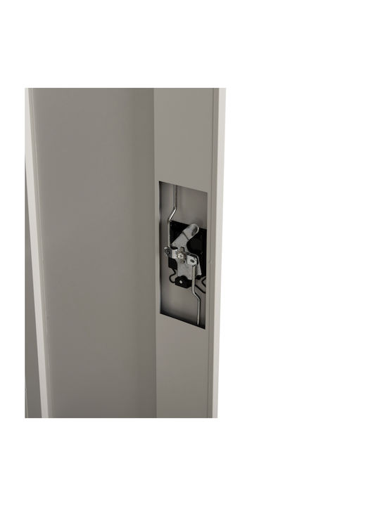 Double Door Wardrobe Metallic 90x40x190cm