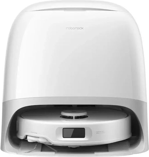 Roborock Qrevo Curv 5A1 Aspirator Robot cu Cartografiere Laser și Putere de Aspirație 18500Pa Alb