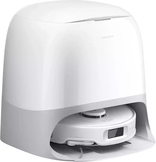 Roborock Qrevo Curv 5A1 Aspirator Robot cu Cartografiere Laser și Putere de Aspirație 18500Pa Alb