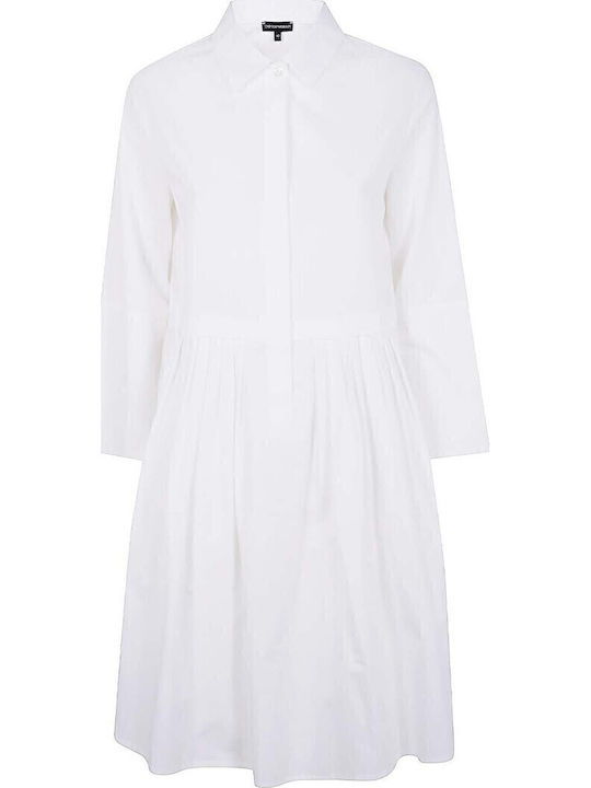 Σεμιζιέ Φόρεμα Optical White