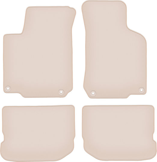 Premium Beige Car Mats Volkswagen Bora Variant Station Wagon Sedan 1997-2005